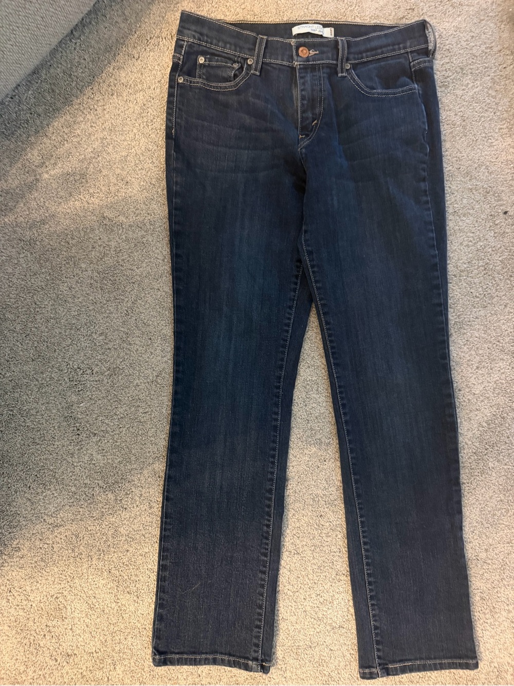 Levi's 505 Dark Indigo Straight leg Jeans